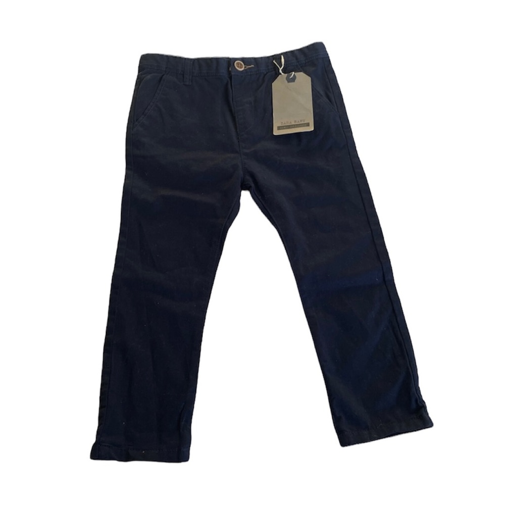 zara baby navy trouser